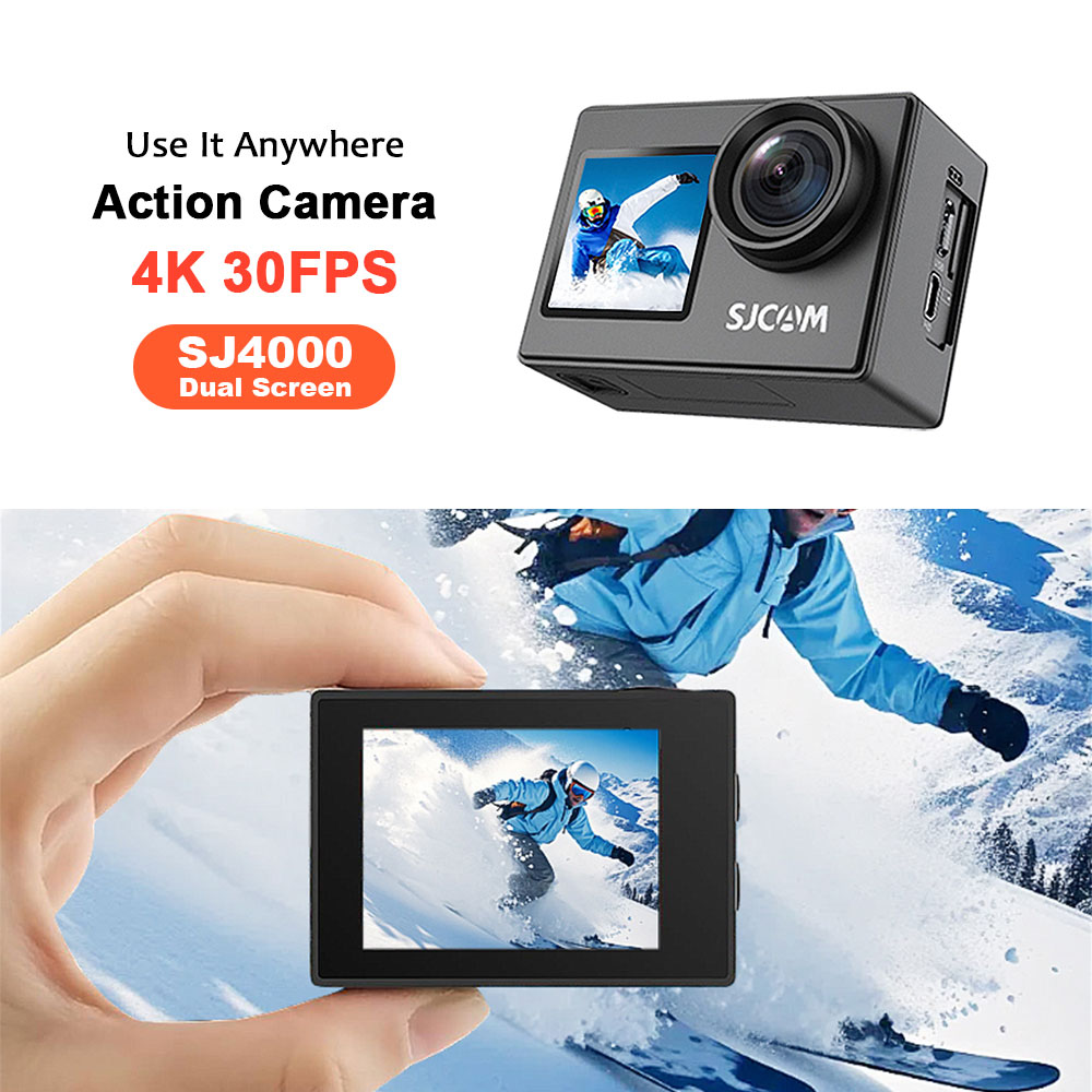 Drone Camera Action - SJCAM SJ4000 4K/30fps 액션 카메라 30M