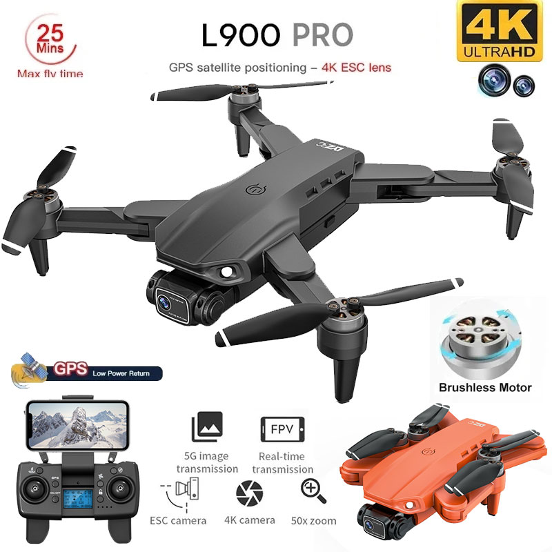L900 Pro GPS 드론 4K 전문 HD 듀얼 카메 - Drone Camera Wide Angle 리뷰 및 가격